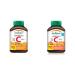 Jamieson Chewable Vitamin C 500 mg - Tangy Orange + White Juicy Peach Flavour 240 Count (Pack of 2)