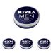 Nivea nourishing skin cream for intensive moisture skin care for men ideal for body face and hands light formula with vitamin E Nivea men cream (75 ml) (pack with 4) 75 ml (4 Pack) 75 ml