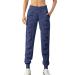 WILLBEST Women Causal Oversized Stretch Jogging Sports Jogger Sweatpants Elasticated Waist Trousers with Pockets Gym Running Yoga Pant Tracksuit Bottoms L 2005-djufh-navy-2
