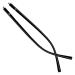 RANARA Replacement Eyeglass End Tips Eyeglass Legs Eyeglass Accessories 1 Pair Plastic Eyeglass Temples Eyeglass Replacement Temples Matte Black