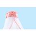 CdyBox Pink Mosquito Net Canopy for Kids - Breathable Crib Bed Curtains for Bedroom Decor - Buy Online on SooperMarket.com