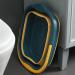 Yusseqdd Collapsible Foot Bath Basin - Multifunctional Large Capacity Foldable TPE Bucket for Home & Salon Use - Light Blue - Buy Online on SooperMarket.com