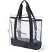 BORMELUN Clear Tote Bag for Women - Large Transparent Handbag in Black - Buy Online on SooperMarket.com