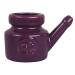 Floahazz 350Ml Ceramic Neti Pot Nose Cleaning Pot Durable Leakproof Spout Pot for Nasal Rinsing Nose Washing Men Women Purple