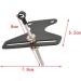 ZSHJGJR Archery Bow Sight - Full Metal 1 Pin Sight for Recurve & Compound Bows - Red Metal Needle Aim for Precise Targeting - Buy Online on SooperMarket.com