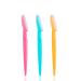 Soft 'N Style Ladies Eyebrow Grooming Razors Shaver Set Pack of 3 Multicolor