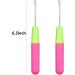 2Pcs Latch Hook Crochet Needle Set for Micro Braids, Hair Extensions & Carpets - Buy Online on SooperMarket.com