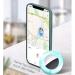Moosh Silicone Airtag Holder for Dogs & Cats | Stylish & Safe Pet Tracker Accessory in Turquoise Green - Buy Online on SooperMarket.com