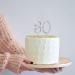 ENSTAB 0-9 Silver Rhinestone Happy Birthday Cake Topper | Anniversary Cake Decoration | International Shipping - Buy Online on SooperMarket.com