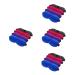 Gatuida 16 Pcs Blackout Sleep Mask Eye Blinder Eyeshade Blindfold Eye Pillow Cover Light Blocking Eye Cover Airplanes for Adults Memory Foam Eye 3D Sponge at Night Sleeping Set 1 Count (Pack of 1) Black Blue Purple Redx4pcs