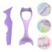 2pcs Silicone Eye Makeup Tools - Eyeliner Stencils & Mascara Aid for Women | Perfect Purple Makeup Accessories - Buy Online on SooperMarket.com