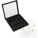 FOYTOKI 4 Pcs 12 Empty Eyeshadow Palette Empty Eyeshadow Dish Depotting Makeup Containers DIY Empty Black - Buy Online on SooperMarket.com