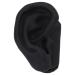 Simulation Silicone Ear Model Studs Earring Display Props Reusable Silicone Ear Model for Teaching Ear Picking Practice Hearing Aids Wearing