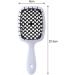 Comb Fluffy Shaped Comb Mesh Comb Wide Tooth Air Cushion Comb Massage Hair Brush Styling Tool Wide Tooth Comb (Color : Black Red) - Buy Online on SooperMarket.com