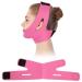 Face Slimming Cheek  V Face Line Belt Breathable Chin Lift Up Anti Wrinkle Sleep Strap(Red)