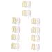 POPETPOP 30 Pcs Makeup Remover Gloves Microfibre Hair Towel Bathing Wipes Microfiber Sponge Disposable Sponges Reusable Makeup Removal Pads Deep Fiber Make up Face Towel
