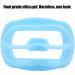 2 Pack Dental Mouth Opener - Silicone Cheek Retractor for Teeth | Portable & Reusable | Ideal for Dental Work (Blue) - Buy Online on SooperMarket.com
