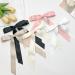 Chic Bow Hair Clips for Women and Girl Set of 2 Big Bowknot Hairpins with Satin Ribbons - French Hair Barrettes in Elegant Colors - Buy Online on SooperMarket.com
