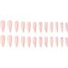 RUNRAYAY Pink & White French Rhinestone Fake Nails Long Press on Nails Art Kit for Women & Girls - Buy Online on SooperMarket.com