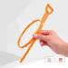 BWD 1x Drain Unblocker Tool Hair Remover Bend Loop Shape Snake Catcher Cleaner - Buy Online on SooperMarket.com