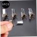 5PCS/SET Reusable Nail Art Extension Forms Guide Acrylic Nail Uv Gel Nail Extention Tips Nails Aluminum Form Guide(Silver) - Buy Online on SooperMarket.com