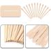 600 Small Wax Trowels & Wooden Sticks Set for Hair Removal | Facial Eyebrow Waxing Spatula Kit for Smooth Skin - Buy Online on SooperMarket.com