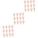 Beavorty 150 Pcs Popcorn Bag Clear Gift Bags Popcorn Cone Bags Goodie Bag Treats for Kids Cone Shaped Treat Bags Wedding Cone Bags Party Child Paper Disposable Biscuit Bag