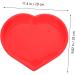 PRETYZOOM Mold Heart Shaped Biscuit Heart Cupcake Pan Silicone Cookie Mini Cupcake Heart Cake Pan Baking Supply Tube Baking Tins Cake Tin Red Wedding Large Baking Dish Silica Gel - Buy Online on SooperMarket.com