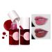 2 Colors Lip Stain Tint Set Liquid Lipstick Mini Velvet Lip Tint Hydrating Lip Stain Moisturizing Long Wear Lip Gloss Makeup (2#Strawberry+4#Cherry)