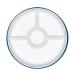 OXO Tot Stick & Stay Suction Divided Plate | Navy Blue | Best Child-Friendly Dinnerware for Easy Mealtime - Buy Online on SooperMarket.com