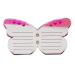 Grafting False Eyelash Acrylic Extension Pallet, Eyelash Extension Tweezers Plate Pad Makeup Palette Individual Training Tools Butterfly-shaped (Dazzling(5.9x3.9inch))