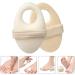 Beavorty Foam Corn Cushions - 2pcs Toe Pads with Elastic Strap for Callus, Bunion, and Toe Protection - White - Buy Online on SooperMarket.com