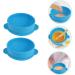 Stobok 8-Piece Silicone Waxing Bowl Set - Non-Stick Hair Removal Wax Heating Containers | 4 Blue Bowls (13.2x11cm) for Easy Stirring & Cleanup - Buy Online on SooperMarket.com
