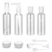 ZEACCT travel bottles Set 10 pieces of flight travel size bottle toilet items Liquid container for cosmetic make-up shampoo and shower gel leakproof and refillable with storage bag