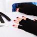 UV Shield Gloves for Nail Art | Anti-UV Fingerless Gel Manicure Gloves - Protect Hands from LED Lamps - Buy Online on SooperMarket.com