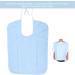 Adult Bib Elderly Waterproof Bib Adult Mealtime Saliva Towel Dining Apron Clothes Protector for Bedridden Inconvenient People(Light Blue M) - Buy Online on SooperMarket.com