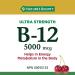 Nature's Bounty Ultra Vitamin B12 Supplement Helps Maintain Good Health 5000 Mcg 45 Tablets - Buy Online on SooperMarket.com