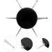 minkissy 2pcs Nail Art Drill Pen Rocks Dotting Pen Bling Nail Dotting Pen Nail Dotting Tool Manicure Painting Tools Nail Tools for Nail Art Detail Nail Art Tool Acrylic Spherical Crystal 6.9x6.9cmx2pcs Blackx2pcs - Buy Online on SooperMarket.com