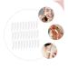 Angoily 100pcs Mask Scoop - Mini White Spatulas for Face Cream & Skin Care | Perfect Mixing Spoons for Makeup & Eye Cream - Buy Online on SooperMarket.com