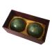 Massage Ball Hand Massage Baoding Balls Jade Stress Relieve Training Roller Hand Health 2pcs Exercise Massage Ball