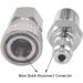 Stainless Steel 1/8 BSPP Female Connector & 8mm Male Plug Fill Nipple Quick-Disconnect Set for Paintball HPA CO2 Convertor - Universal Air Tool Fittings - Buy Online on SooperMarket.com