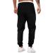 JMIERR Men's Tapered Gym Running Sweatpants Large - Black | Athletic Joggers with Pockets - Buy Online on SooperMarket.com