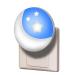 Annmore night light socket children 2 piece of twilight sensor socket light orientation lights breastfeeding light baby initial equipment newborn slumber lights moon yellow-2