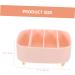Angoily Makeup Storage Box | Lipstick Organizer & Eyeshadow Palette Holder - Pink Vanity Organizer Tray 20.6X20X8.6CM - Perfect for Drawers & Desktops - Buy Online on SooperMarket.com
