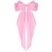 Shop Wllhyf Pink Hair Clips - 90s Satin Loop Hairpins for Women & Girls | Perfect for Parties & Everyday Style - Buy Online on SooperMarket.com