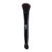 Saie The Double Brush - Multi-Use Dual Ended Makeup Brush To Highlight Contour and Conceal - Large Ended Face Brush For Sculpting + Precise Application - Vegan Cruelty-Free (1 Count)