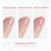 RARJSM Icy Jelly Gel Nail Polish Set of 6 Translucent Colors Sheer Rose Nude Tone Gel Polish LED UV Gel Clear Milky Light Pink Red Brown French Manicure Curing Requires 7.5ml DIY Home Nail Salon Icy Jelly Set - Buy Online on SooperMarket.com