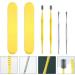 Stainless Steel Double-Sided Earwax Removal Kit - 8pcs Assorted Care Curettes for Men and Women - Buy Online on SooperMarket.com