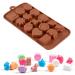 3pcs 15 Fudge Molds Non-Stick Mold Cartoon Animal Mold Silicone Mold Fondant Molds Bakeware Silicone Candy Mold Silicone Baking Molds Candy Molds Biscuits Cake Chocolate Candies mediumx3pcs Coffeex3pcs - Buy Online on SooperMarket.com