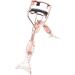 Virtcooy Small Eyelash Curler Small Fish Tail Shape Eye Curler with Comb Teeth - Ergonomic Portable Makeup Supplies Beautiful Eyelash Tools for Girls Women Females Ladies A4 Electroplated Rose Gold With Black Comb Rose Go - Buy Online on SooperMarket.com